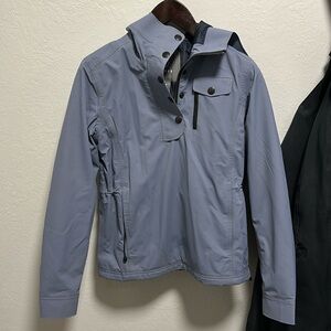 Aether snap pullover jacket.